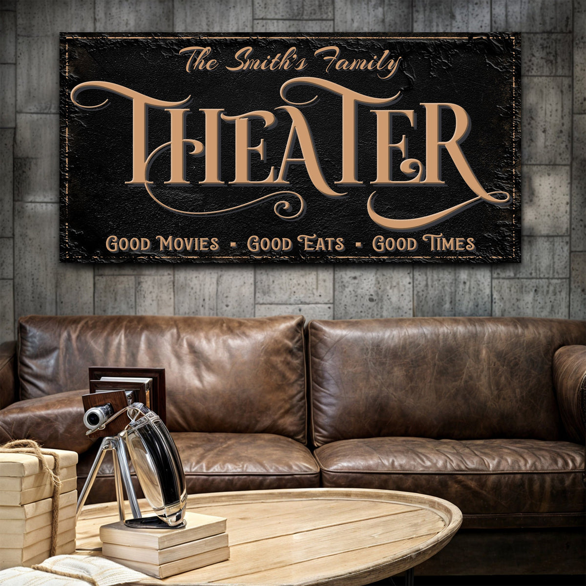 Personalized Theater Sign VI, photo 2 of 8