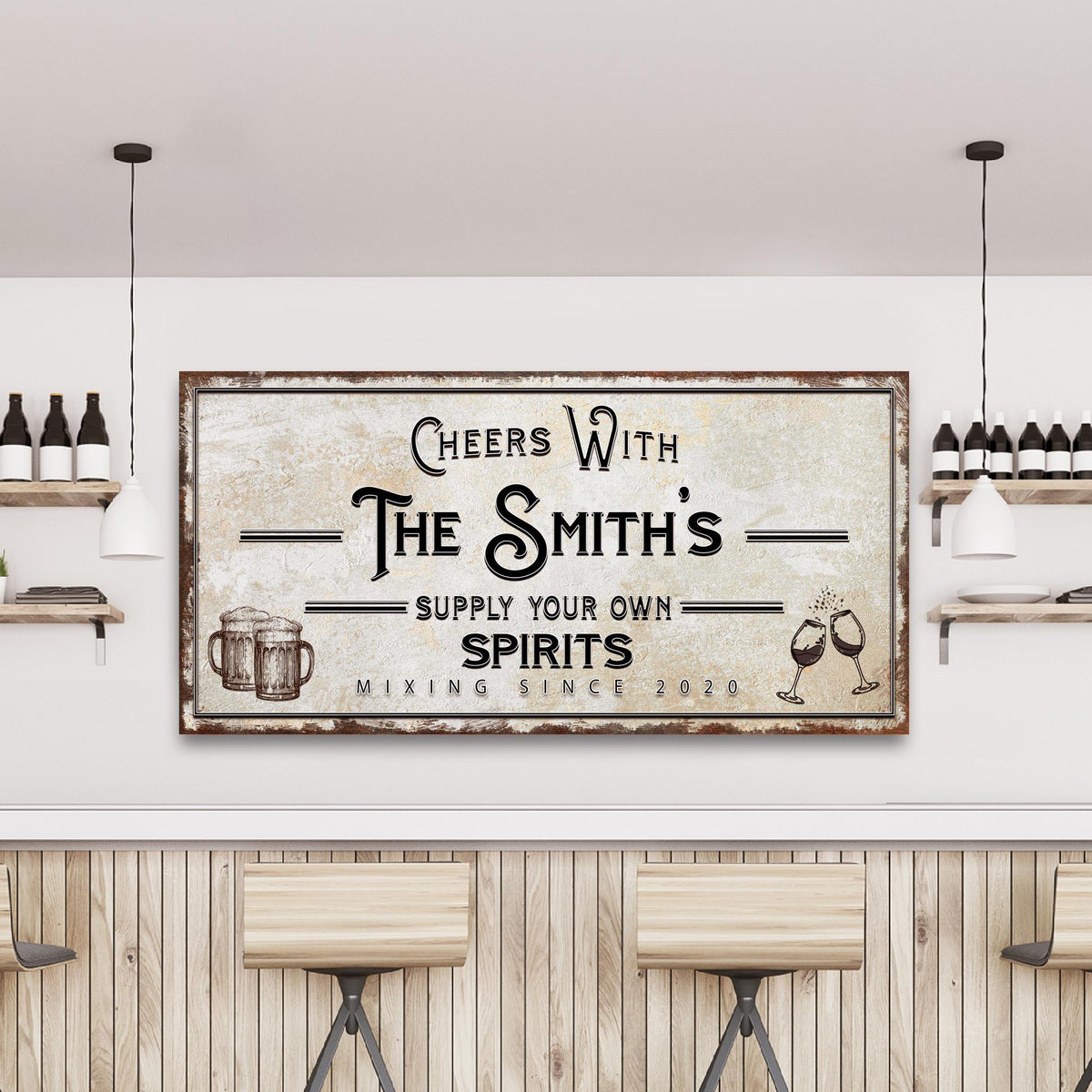 Supply Your Own Spirits Bar Sign, photo 3 of 8