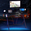Multifunctional E-Sport Gaming Desk with Headset Hook and Cup Holder by LJGDeals