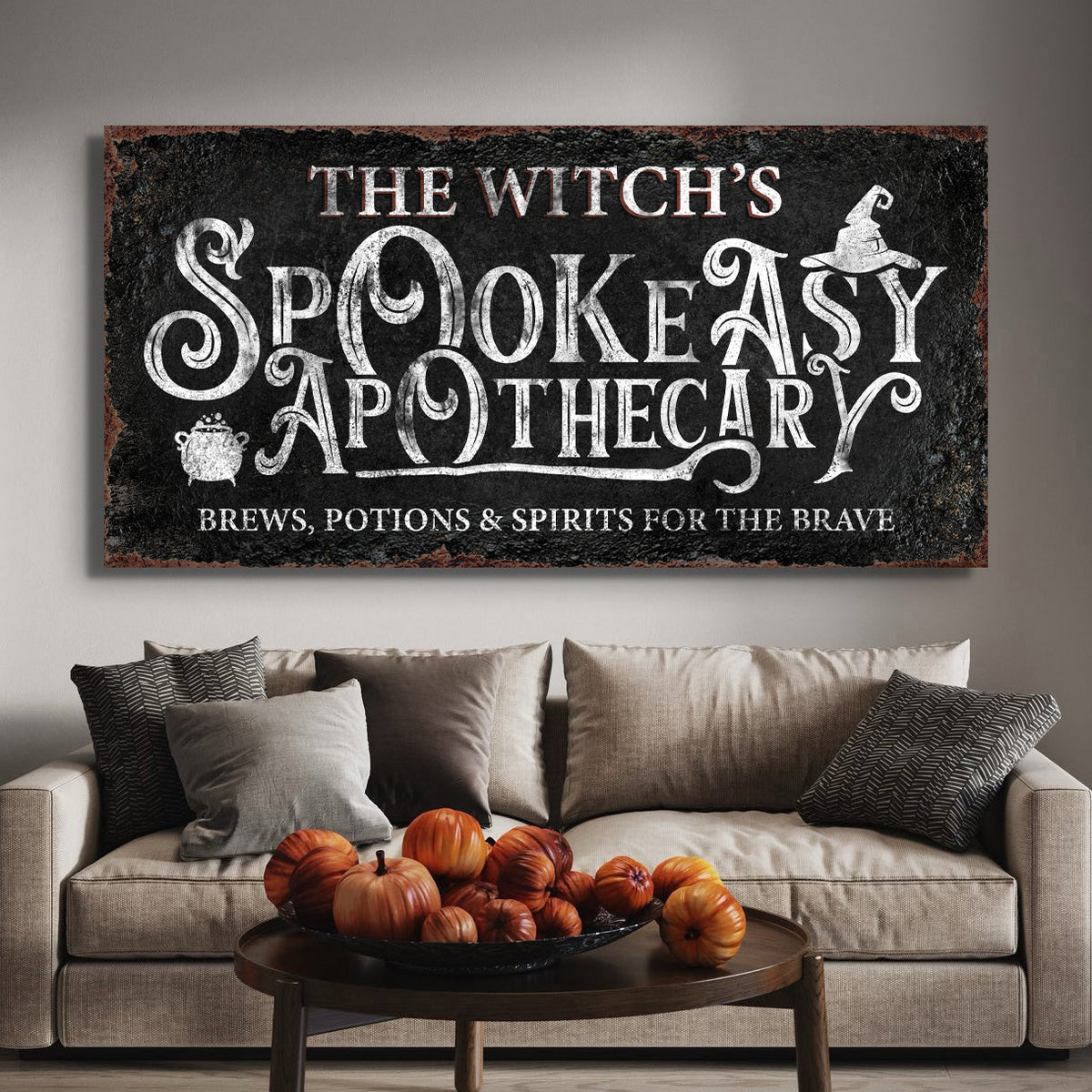 Apothecary Spookeasy Bar Sign, photo 3 of 8