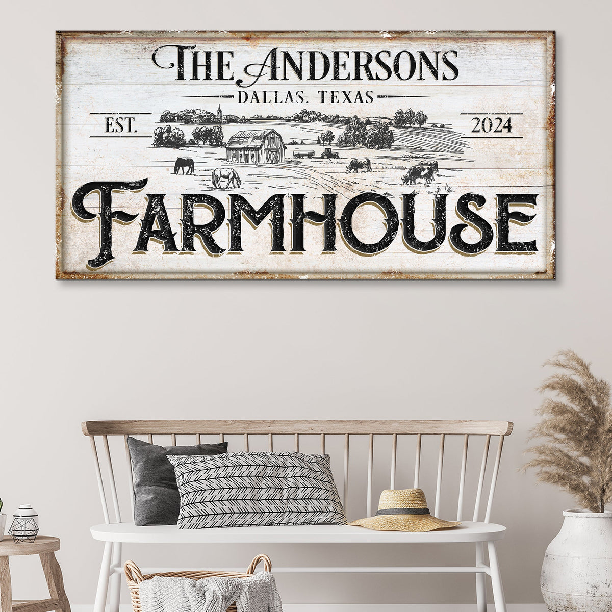 Rustic Farmhouse Sign XII, photo 2 of 8