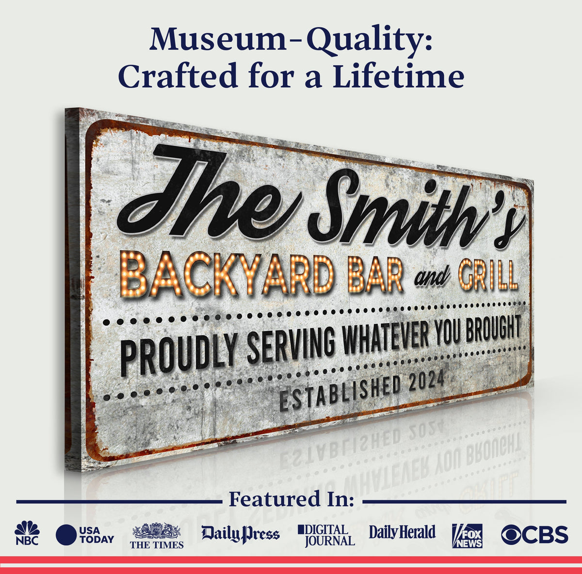 Backyard Bar & Grill Sign XX, photo 4 of 8