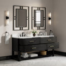 James Martin Lucian 72" Double Bathroom Vanity, Carbon Oak
