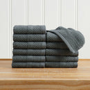 100% Cotton Woven Texture Bath Towel Set - Marbella Collection by Great Bay Home