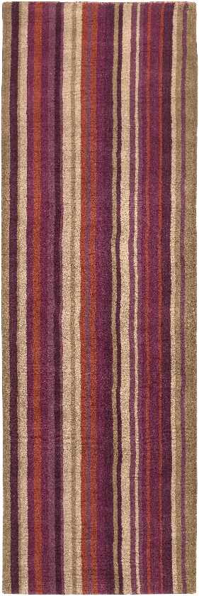 Livermore Modern Eggplant Area Rug