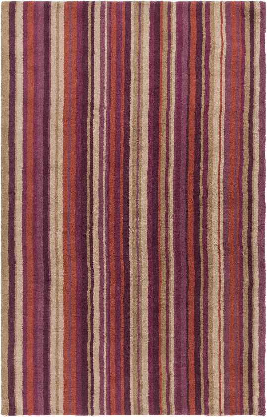 Livermore Modern Eggplant Area Rug