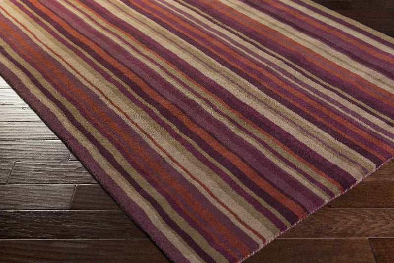 Livermore Modern Eggplant Area Rug