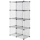DIY 8 Cube Grid Wire Cube Shelves by LJGDeals