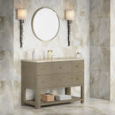 James Martin Lucian 48" Single Bathroom Vanity, Pebble Oak