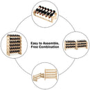36 Bottles Stackable Wooden Wobble-Free Modular Wine Rack by LJGDeals