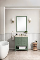 James Martin Breckenridge 30" Single Bathroom Vanity, Smokey Celadon