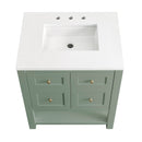James Martin Breckenridge 30" Single Bathroom Vanity, Smokey Celadon