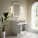 James Martin Bellshire 30" Single Bathroom Vanity, Bright White