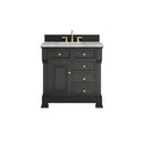 James Martin Brookfield 36" Single Bathroom Vanity, Black Onyx