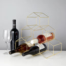 Geo Countertop Wine Rack in Gold by Viski