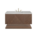 James Martin Marcello 48" Floating Single Bathroom Vanity, Chestnut