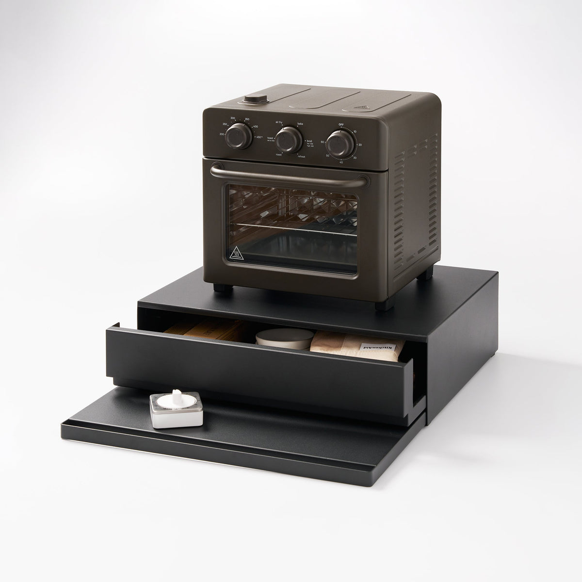 Countertop Drawer with Pull-Out Shelf - Steel, photo 11 of 19