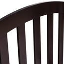 24 Inch 2 Panel Configurable Folding Free Standing Wooden Pet Safety Fence with Arched Top-Brown by LJGDeals