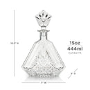Admiral Crystal Irish Cut Whiskey Decanter