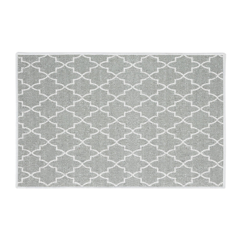 Geometric Design Multipurpose Floor Mat | 20"x31" | Gray