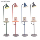 GobekUsa Macaron 1-Bulb Rotatable Floor Lamp with Metal Shade - Funnel Shaped Standing Light Fixture