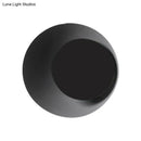 GobekUsa Macaron LED Circle Sconce Light in Black/Grey/Pink - Wall Mount Fixture (10"/13" Dia)