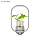 GobekUsa Macaron Metal LED Wall Sconce with Plant Pot for Bedroom - Grey/Yellow/Blue