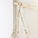GobekUsa Macrame Wall Hanging Corner Shelf for Boho Decor