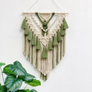 GobekUsa Macrame Woven Wall Hanging Boho Home Chic Bohemian Geometric Art Decor Beautiful Apartment Dorm Room Decoration Tapestry