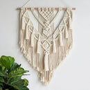 GobekUsa Macrame Woven Wall Hanging Boho Home Chic Bohemian Geometric Art Decor Beautiful Apartment Dorm Room Decoration Tapestry
