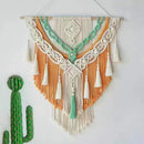 GobekUsa Macrame Woven Wall Hanging Boho Home Chic Bohemian Geometric Art Decor Beautiful Apartment Dorm Room Decoration Tapestry