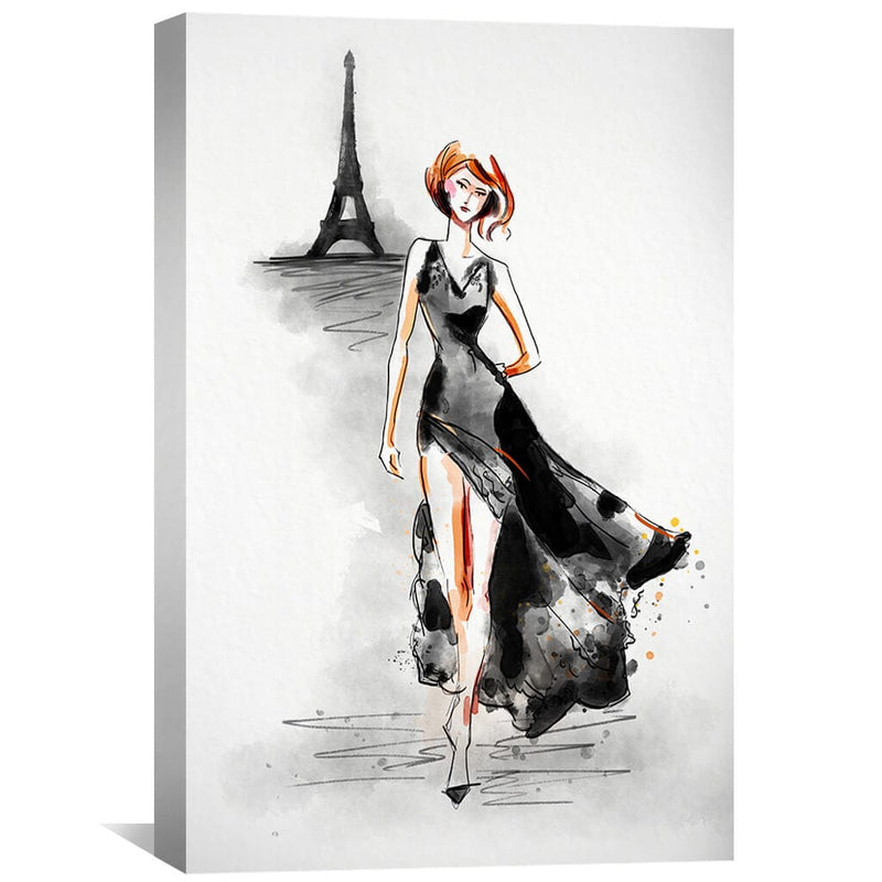 Madame Eiffel Canvas