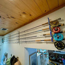 Made in the USA Premium Fishing Rod Racks | Wall or Ceiling or Boat Mounted by TRAPSKI, LLC
