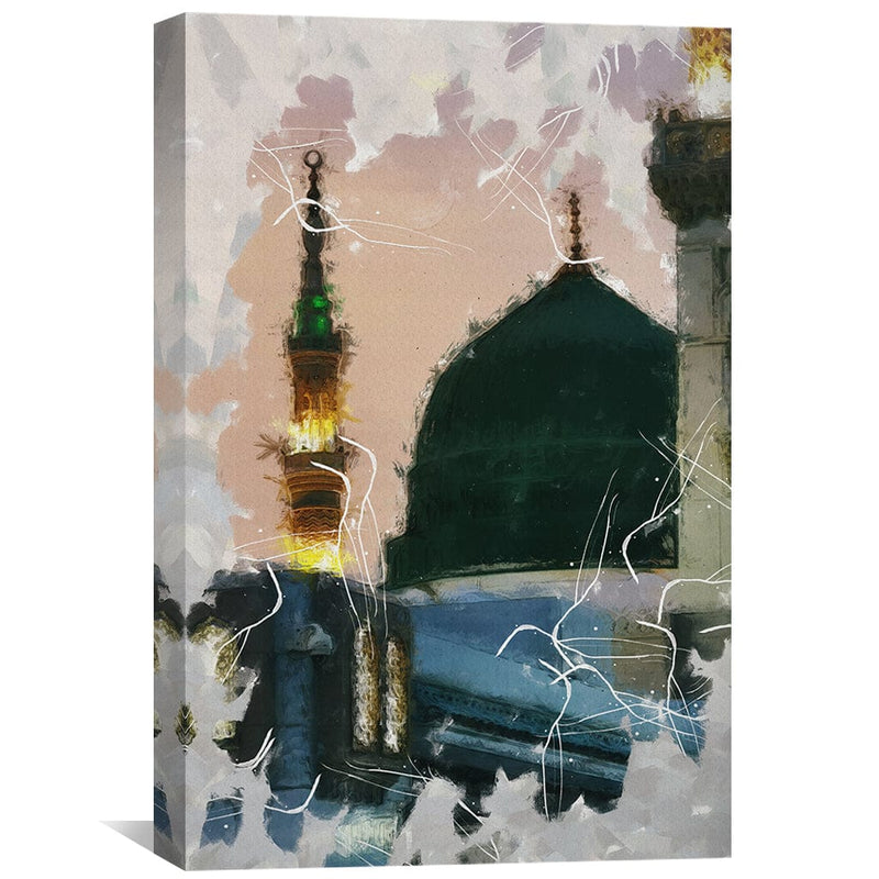 Madinah Mosque 87 Canvas