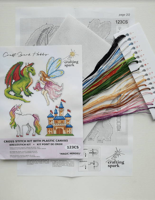 "Magic Heroes" 123CS Counted Cross-Stitch Kit