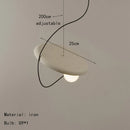 Magnetic Attraction White Metal Pendant Light
