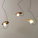 Magnetic Attraction White Metal Pendant Light