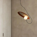 Magnetic Attraction White Metal Pendant Light