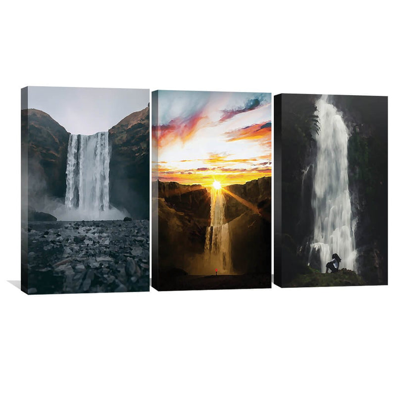 Magnificent Waterfalls Canvas