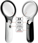 Magnifying Glass 3X & 45X