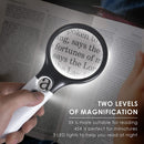 Magnifying Glass 3X & 45X