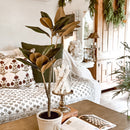 31 Inch Potted Faux Magnolia Tree by Decor Steals