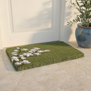 Magnolia Branch - Green Coir Doormat
