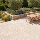 Magny Louvre Brushed Limestone Tiles 16x24