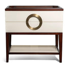 Mahogany Antique&amp;linen White Malabar Cabinet Vanity Tops 34x21