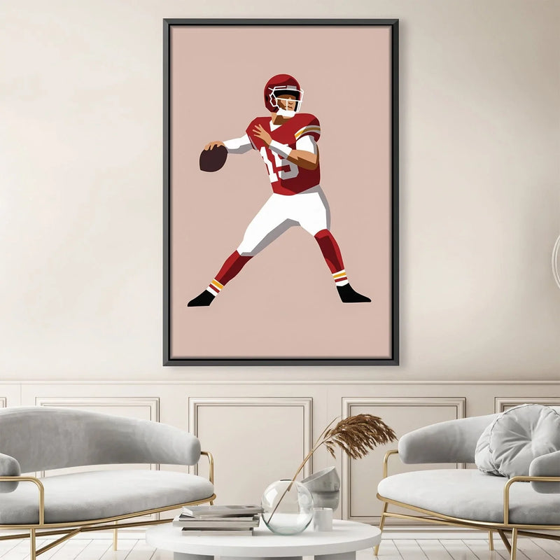 Mahomes Simple Canvas