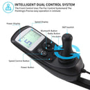 Maidesite 17.5" Wide Seat Lightweight Electric Folding Wheelchair, 500W (SAK33689)