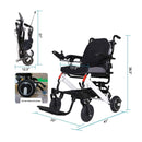 Maidesite 17.5" Wide Seat Lightweight Electric Folding Wheelchair, 500W (SAK33689)