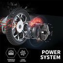 Maidesite 17.5" Wide Seat Lightweight Electric Folding Wheelchair, 500W (SAK33689)