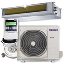Pioneer® Quantum Ultra™ 36,000 BTU 18.7 SEER2 230V Slim-Duct Ceiling Concealed Mini-Split Air Conditioner Inverter Heat Pump Full Set by Pioneer Official Store